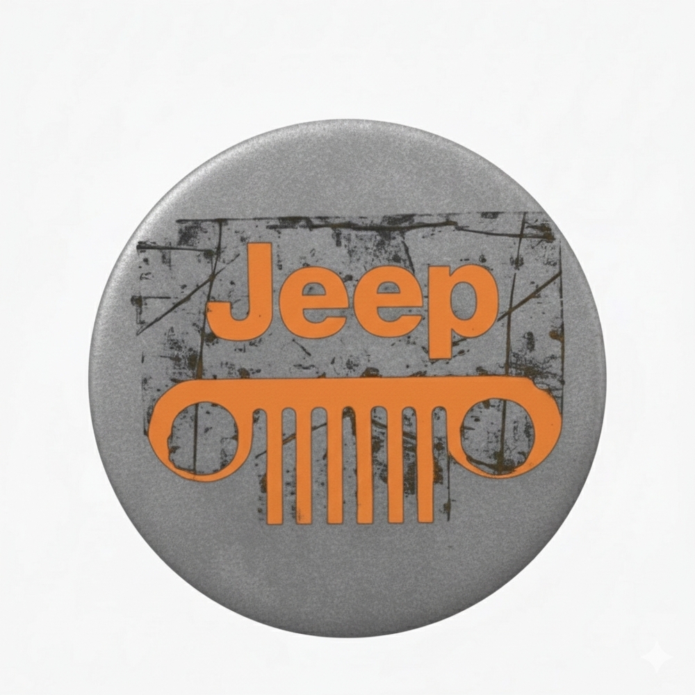 Jeep Black Car Coaster Set - Picture 3 of 4